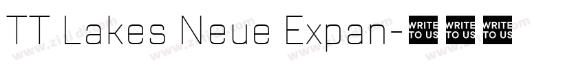 TT Lakes Neue Expan字体转换 TT Lakes Neue Expan字体转换